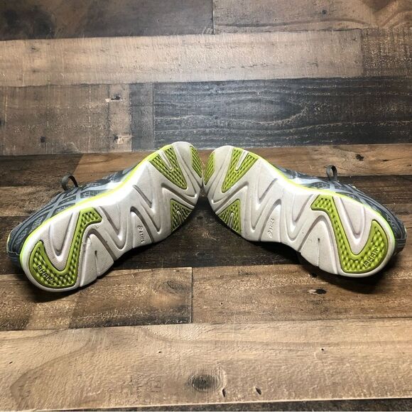 ASICS Gel S377N Athletic running shoes womens size 9 silver green running - Picture 5 of 6